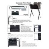 Creative Mark Folding Canvas Print Rack - Artist Gallery Portable
