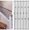 Sidasu 10 Pack Iron Balusters Hollow Double Knuckle Stair Spindles