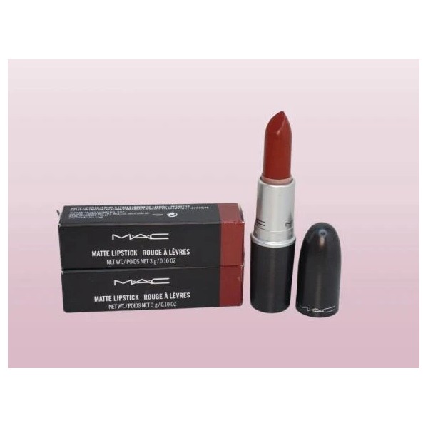 M·A·C MAC MATTE LIPSTICK 646 MARRAKESH 0.10 OZ BOXED LOT