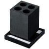 Honesty HO1954 Ishigaki Sangyo Umbrella Stand, Black, 4 Stand, Carari