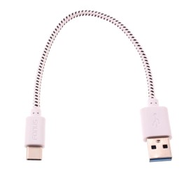Short USB Cable Type-C Charger Cord Compatible with Lenovo Tab M10 (Gen 2,3)/M10 Plus/M8 (Gen 3,4 2021,2024), Power Wire USB-C Braided Fast Charge