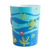 Allure Home Creation Fish Tails Plastic Wastebasket