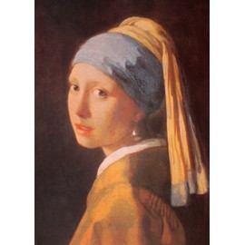 TINYOUTH 1000 Piece Puzzle for Adults, The Girl with the Pearl Earring, Museum Collection Puzzle, 50 x 70 cm, 2 mm Thick, Famous Painting Puzzle for Adults, Children, 14+