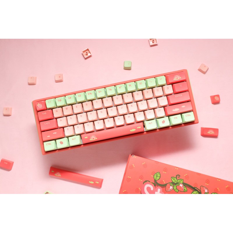 Ducky x MK One 3 Mini Strawberry Frog (Kailh BOX