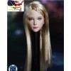 SuperDuck 1/6 female head sculpt Blonde hair for Phicen hot