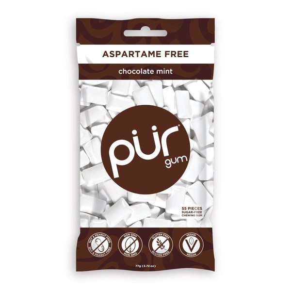 PUR Gum Chocolate Mint 77g