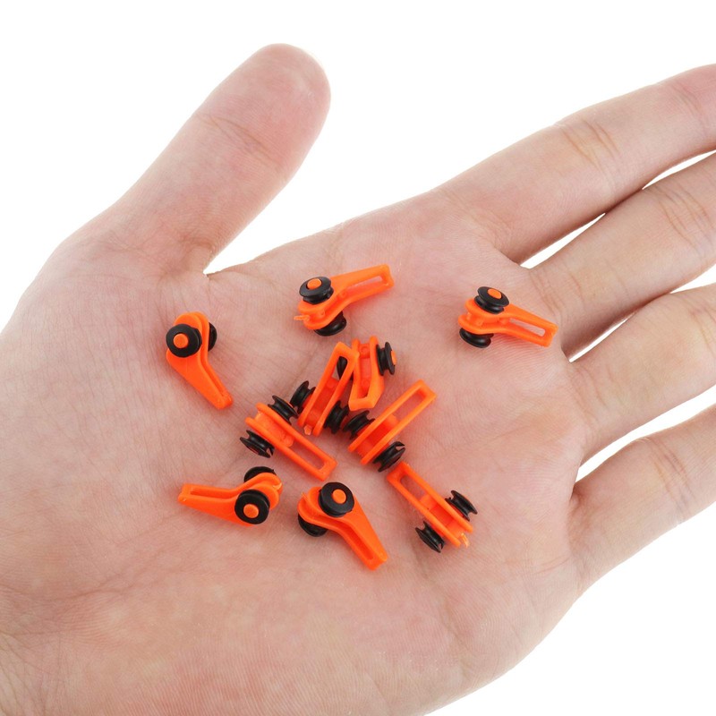 SING F LTD 10x Hooks for Fishing Rod Plastic Hook