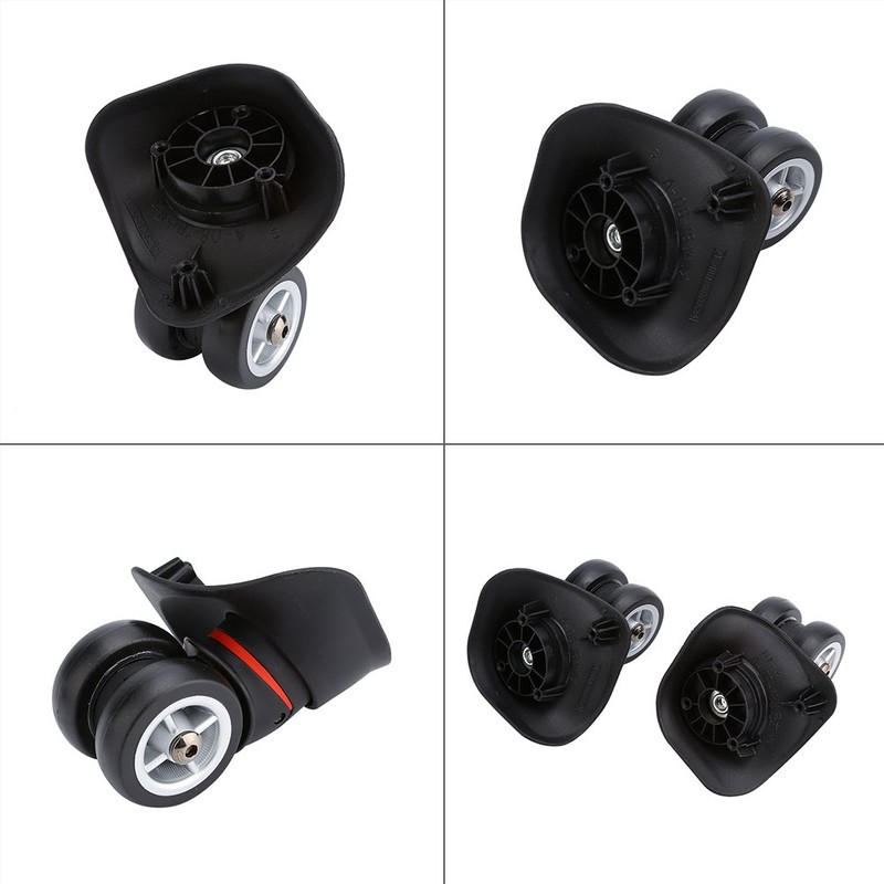 AMONIDA 1Pair PVC Luggage Wheel Replacement, Luggage Wheel Spare Wheel