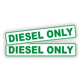 Unbranded/Generic DIESEL ONLY Vinyl Stickers \ Decals Labels Safety Barrell Can Truck Oil Gas Fuel