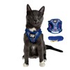 Travel Cat Harness and Leash Set - Adjustable Fit Mesh