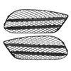 1 Pair Front Bumper Fog Light Grille Black Replacement For