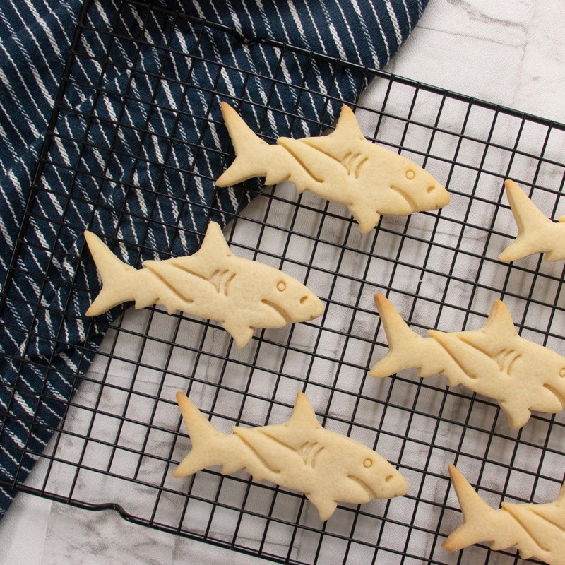 White Shark Cookie Cutter, 1 Piece. Bakerlogy
