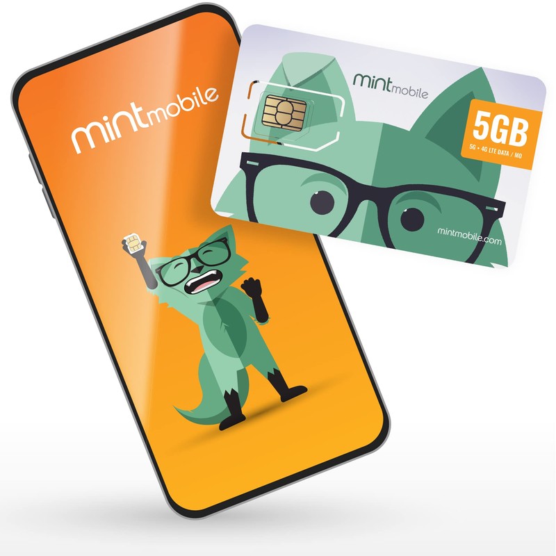$15/mo. Mint Mobile Phone Plan with 5GB of 5G-4G LTE