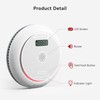 Siterlink 2.4G Smart Smoke Detector Carbon Monoxide Detector Combo with