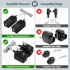 FancyTark 2 Pack Garage Door Sensor Sun Shield Protector Compatible