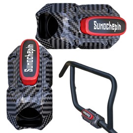 Motorcycle Bumper Blocks, Anti-Scratch Motorcycle Frame Block Protector - Anti-Drop Anti-Collision Frame Protector for 0.78-1.02in Pipe Diameter
