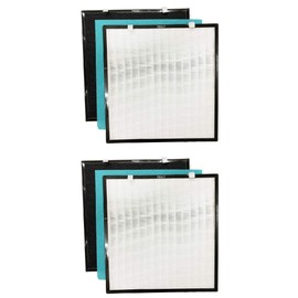 Nispira True HEPA Replacement Filters Compatible with Max RFM80 Air Purifier Part OVHM80. 2 Set