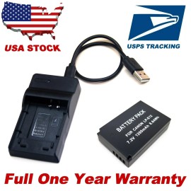 For Canon Li-ion Battery Pack / USB Charger For LP-E12 Canon EOS M50 EOS M100 EOS M200 New - C: 1x Battery + 1x Charger