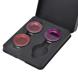 3 Piece Lens Diving Filter Set, OA-FI181 Multilayer Coating Lens Diving Waterproof Filter Kit Photography Accessories for OSMO Action Sports Camera