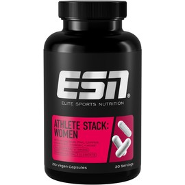 ESN Athlete Stack Women, 210 Capsules, All Essential Vitamins and Minerals, Vegan, Made in Germany