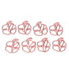 50Pcs Leaf Paper Clips 4 Leaf Clover Design Strong Metal