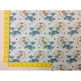Unbranded NT92 Retro Infant Newborn Baby Shower Wrapping Paper Style Cotton Quilt Fabric