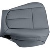 Gray Front Driver Side Bottom & Foam Cushion Replacement Leather