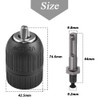 Mesee 2-13mm Capacity Keyless Drill Chuck 1/2-20UNF Thread Heavy Duty