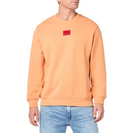 HUGO Regular Fit Square Logo Jersey Sweatshirt