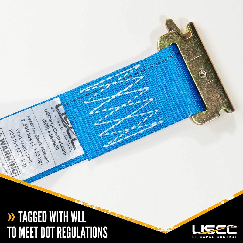 US Cargo Control E Track Cam Buckle Strap - 2