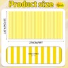 Moukeren 6 Pack Yellow and White Striped Tablecloths 54 x