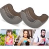 LOGRRMTH 2Pcs Retractable Burger Fixed Box Adjustable Hamburger Holders Reusable