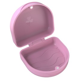 JJOVCE Retainer Case,Orthodontic Mouthguard Case Dental Retainer Case (Black)