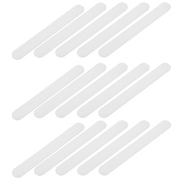 PLAFOPE 75 Pcs Spatula Senior Tongue Sticks Professional Depressors Portable Tongue Stirring Popsicle Sticks for Crafts Reusable Stirring Blades White Pp