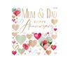 Piccadilly Greetings Anniversary Card, Mum & Dad Happy Anniversary -