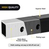 Fullwatt Folding 2" Trailer Hitch Adapter, Hitch Extender 2 Inch