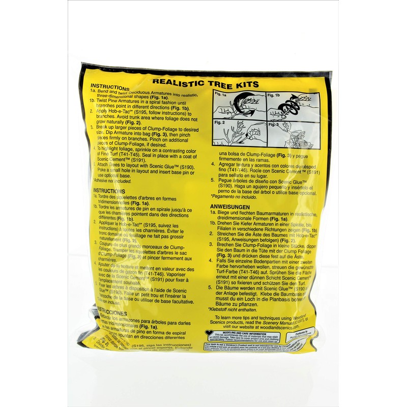 Woodland Scenics Tree Kits 5" - 7"