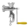 Meat Grinder Small Aluminum Alloy Composite Wood Incisive Blade Silver
