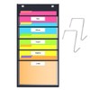 Godery Heavy Duty Storage Pocket Chart for Classroom and Office,Clear