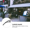 Cabilock 2pcs Awning Plastic Steel Bracket, Cantilever Awning Brackets for