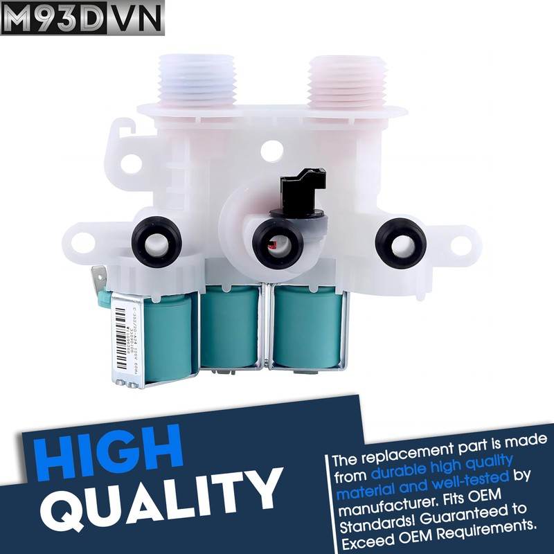 Water Inlet Valve Replacement For Maytag MVW6200KW0 MVW6200KW1 MVW6200KW2 MVW6230HC0
