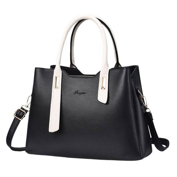 INNOCRIE Women's Tote Bag, Shoulder Bag, Handbag, 3-Way Bag, Stylish,