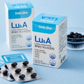 Daily One Lutein Astaxanthin 500mg / 데일리원  루테인 아스타잔틴 500mg X 30캡슐 5통