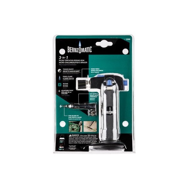 Bernz-O-Matic ST2200T Micro Flame Butane Torch Kit by Bernz-O-Matic