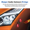 Xotic Tech 10Pcs Bumper Fender Quick Release Fasteners Rubber Bands