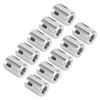 Cross Cable Clamp, 10 Pieces Wire Rope Clips, Stainless Steel