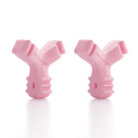 Invisalign Munchies EPS Aligner and Retainer Tray Seaters, Aligner Chewies (Pack of 2) (Pink)