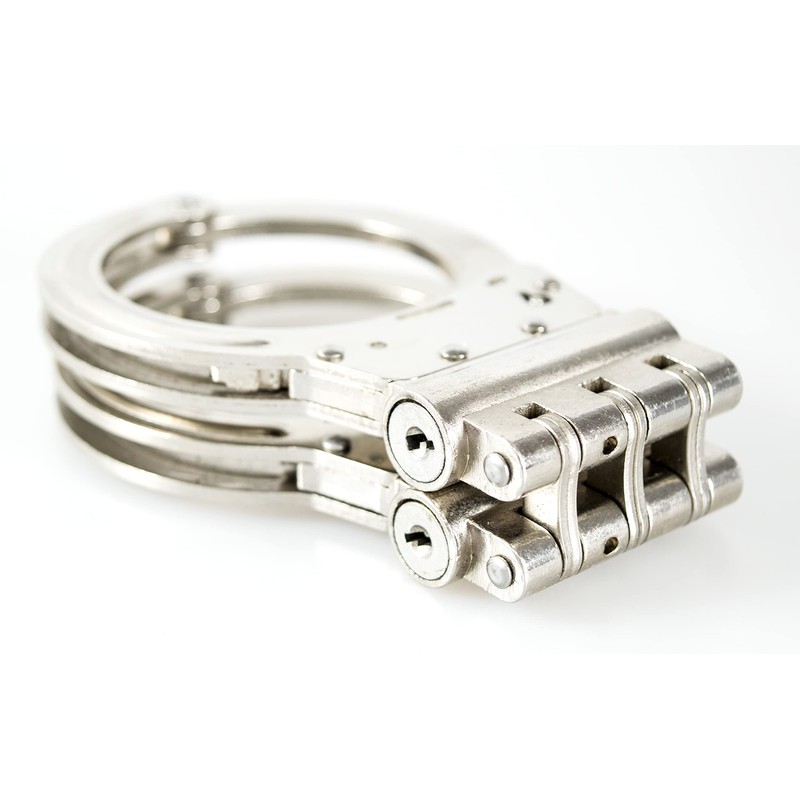 ® Hochsicherheits-Handschelle mit Zylinderschloss, Breitscharnier