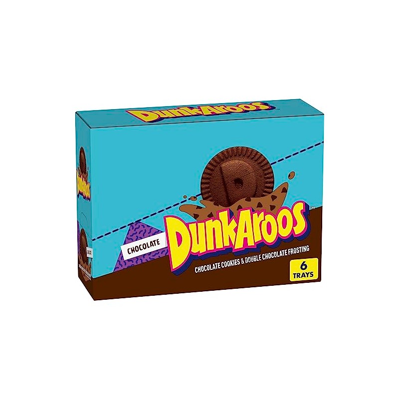 DunkAroos Chocolate Cookies and Double Chocolate Frosting, 6 Count