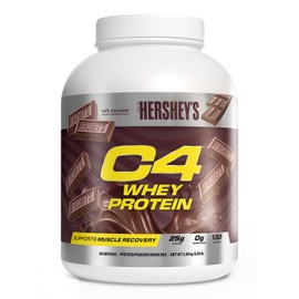 Cellucor C4 Whey Protein Powder, Hershey's Chocolate - 25g Protein, 0g Added Sugar, 130 Calories Per Serving, Supports Muscle Recovery, 66 Servings, Premium Whey for Post-Workout
